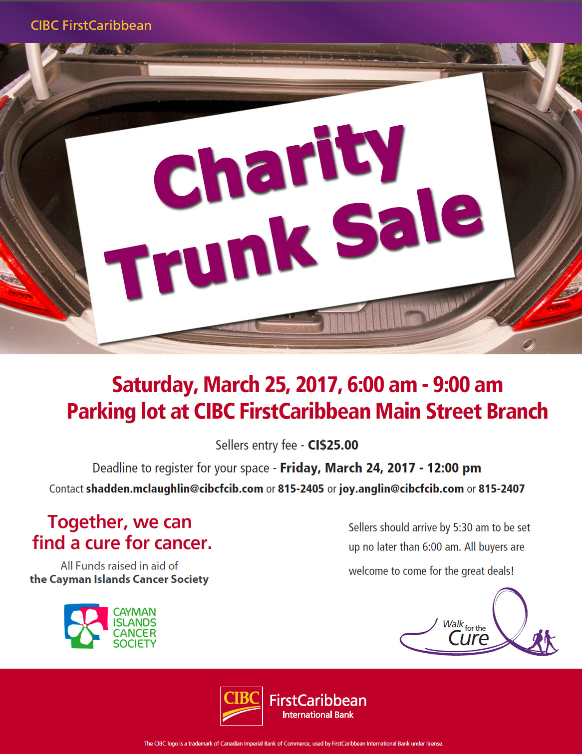 Charity Trunk Sale