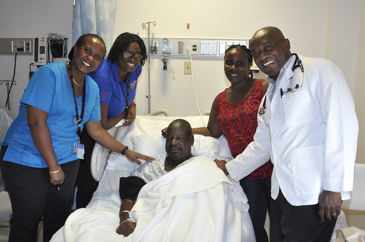 HSA Anguilla Team with Patient-family