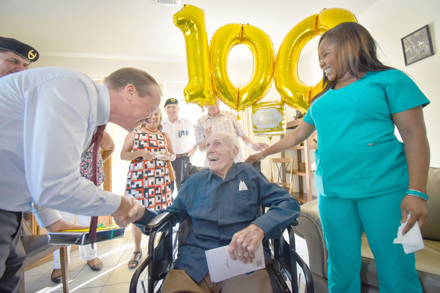 FRONT-Governor-Long_s-100th-birthday-with-Martyn-Roper