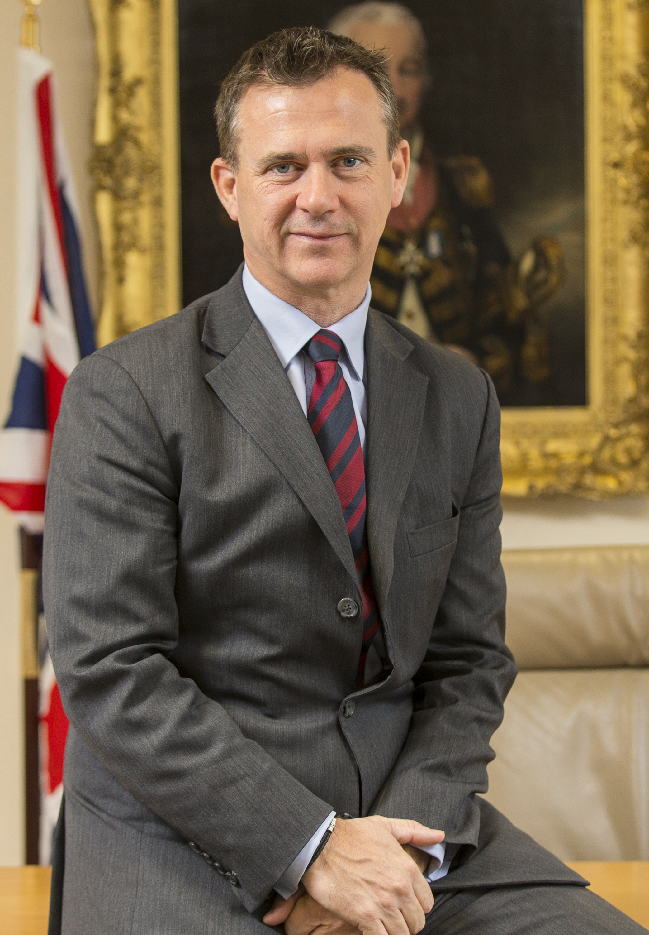 Image of the UK Minister for the Armed Forces, Rt Hon Mark Lancaster TD ...