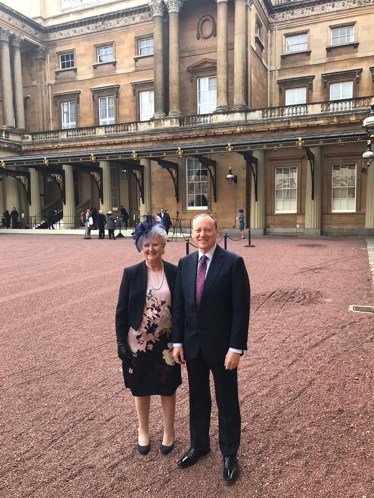 Gov Martyn and Wife at Buckingham Palace 2