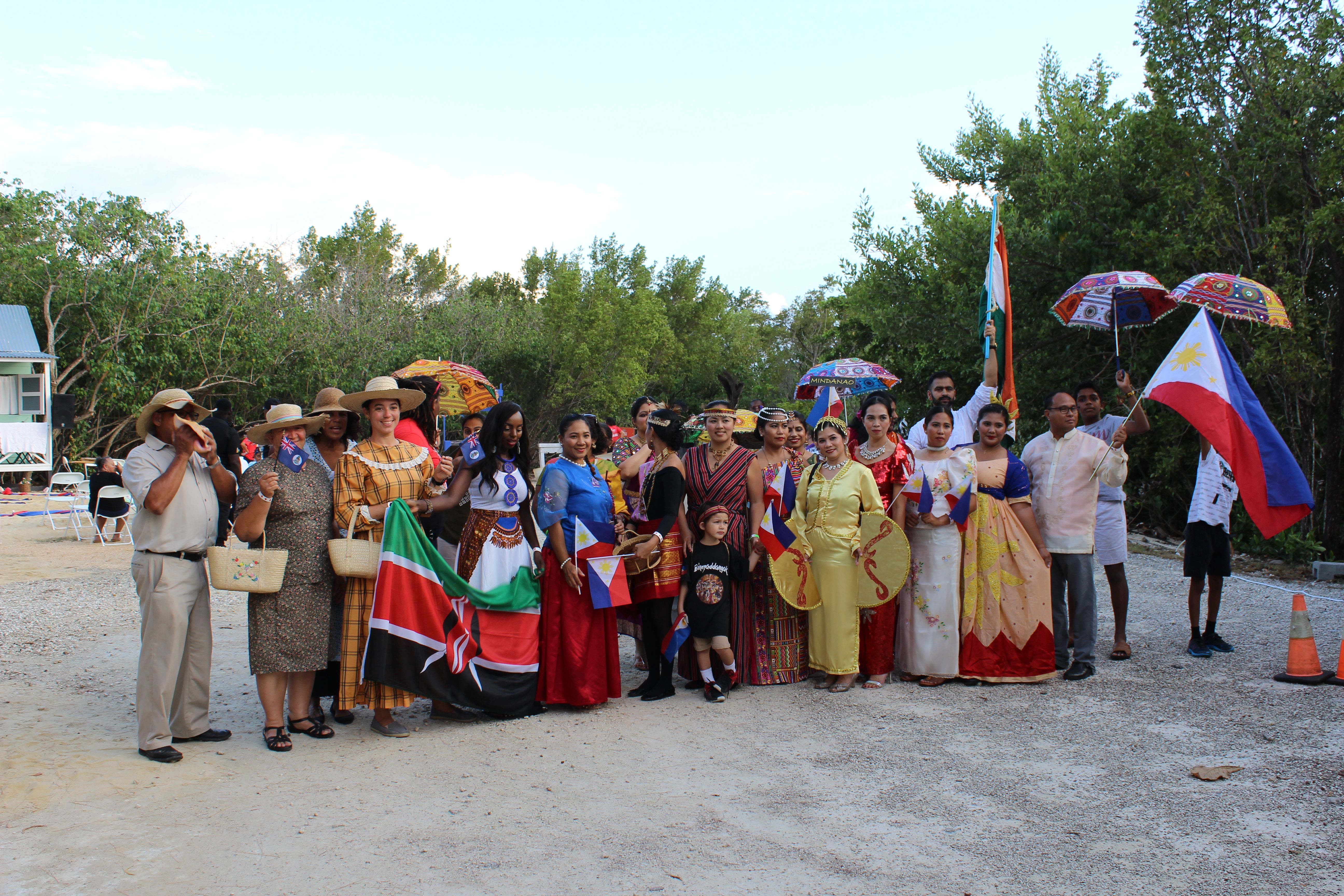 Participants in 2019 Parade of Nations at Red SKy